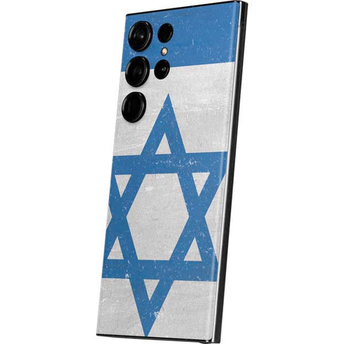 Israel Flag Distressed Galaxy Skins